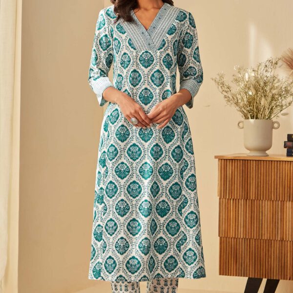 Rosheen Kiara Sanganeri Kurta