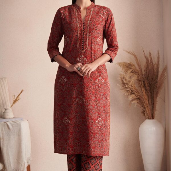 Sehra Samira Ajrak Kurta