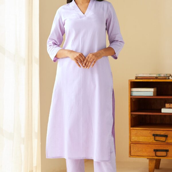 Roza Jia Purple Kurta