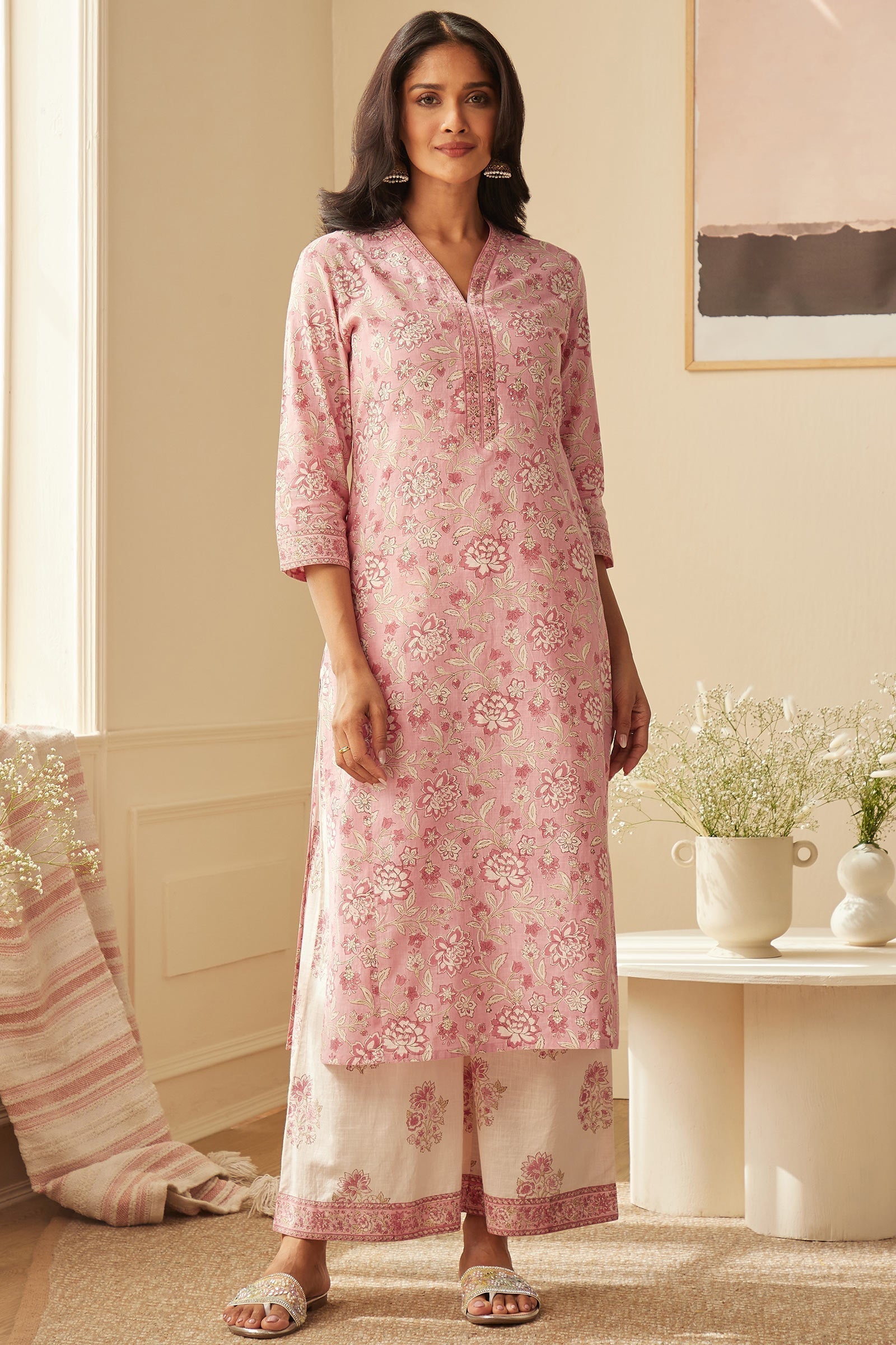 3_179_716.jpg Rosheen Ruhi Sanganeri Kurta - Image 1