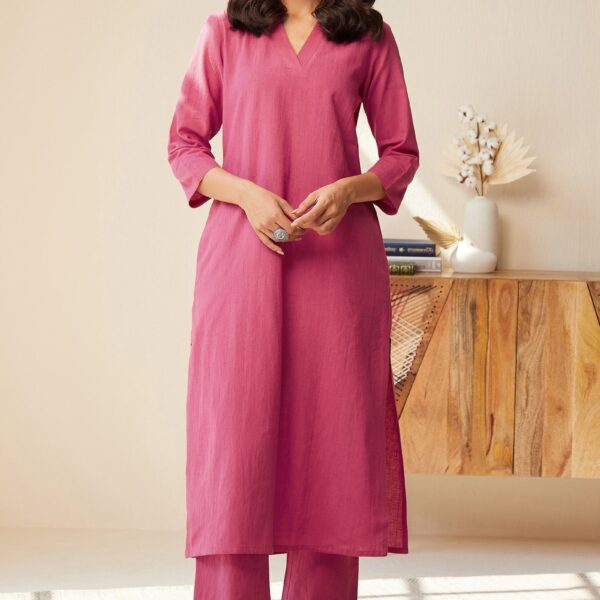 Roza Seher Rose Pink Kurta