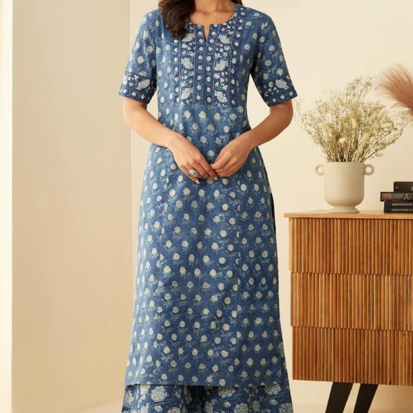 Sehra Zoya Indigo Kurta