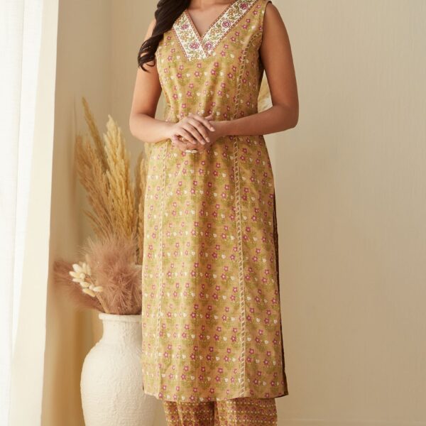 Rosheen Mehr Sanganeri Kurta