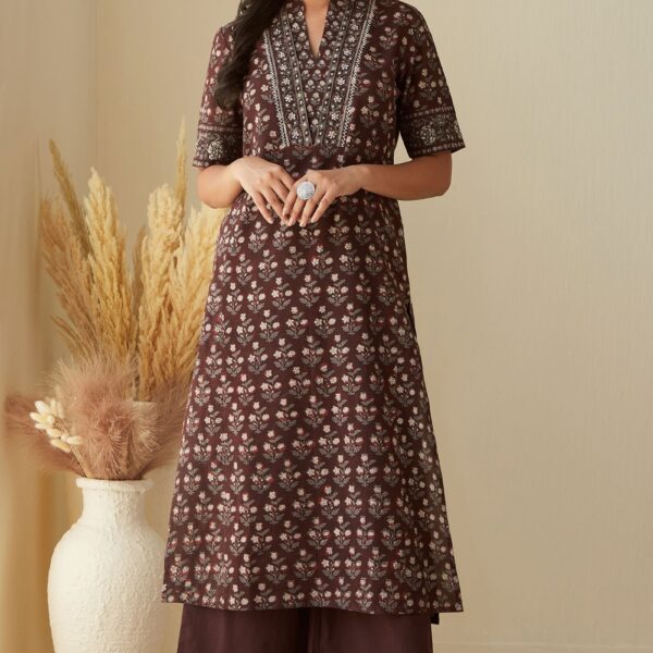 Sehra Maira Bagru Kurta