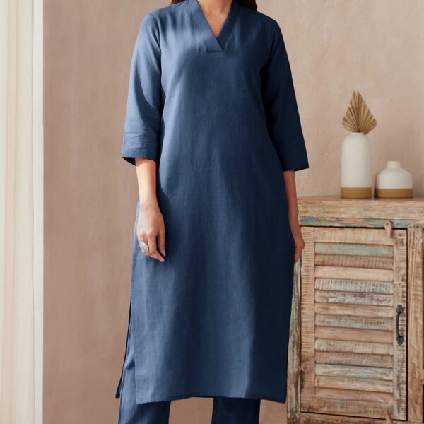 Roza Seher Twilight Blue Kurta