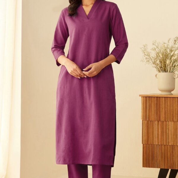 Gulbarg Magenta Kurta