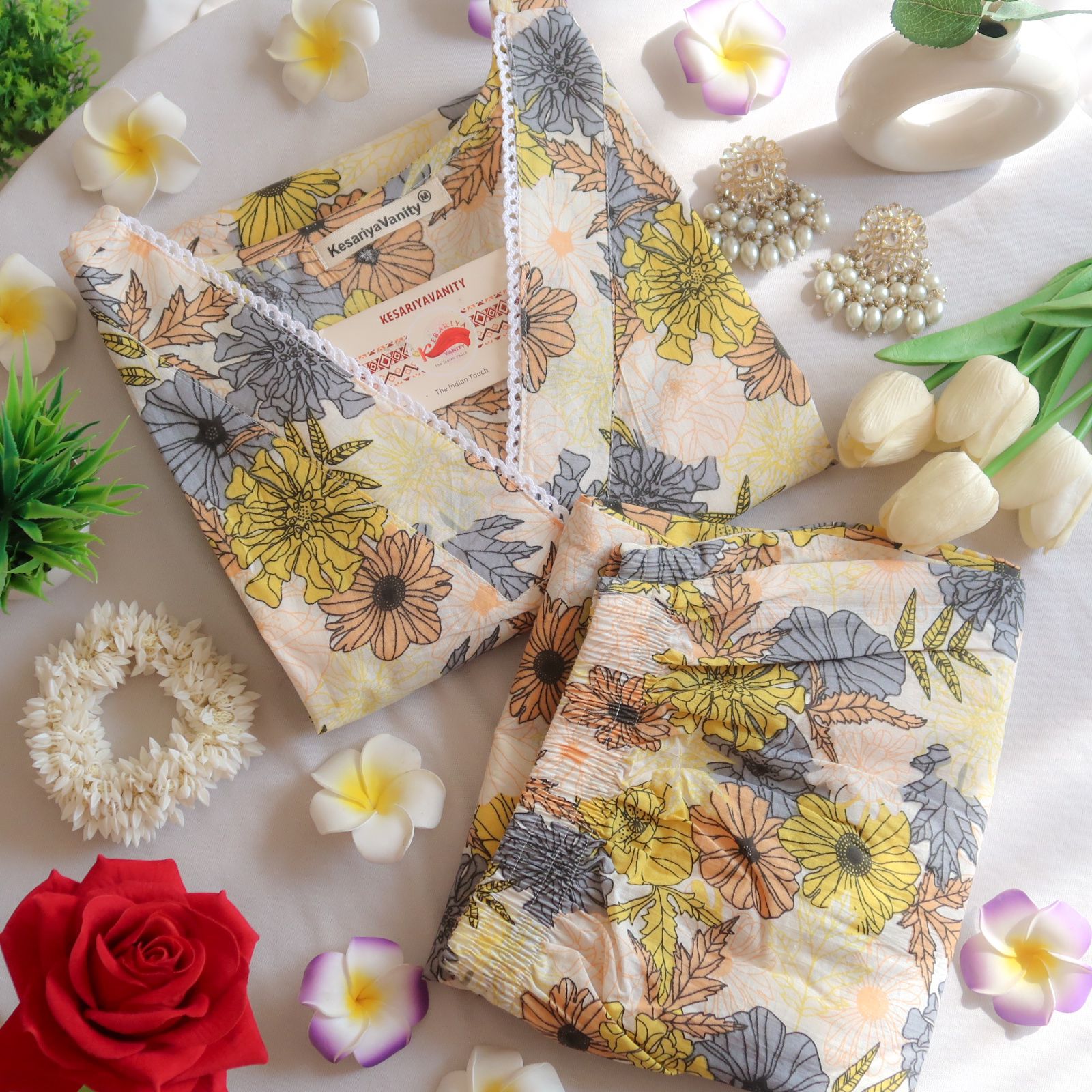 IMG-20240321-WA0020.jpg Mazza Pastels Lace Suit Set - Sukoon 2.0 (Slim Fit) - Image 1