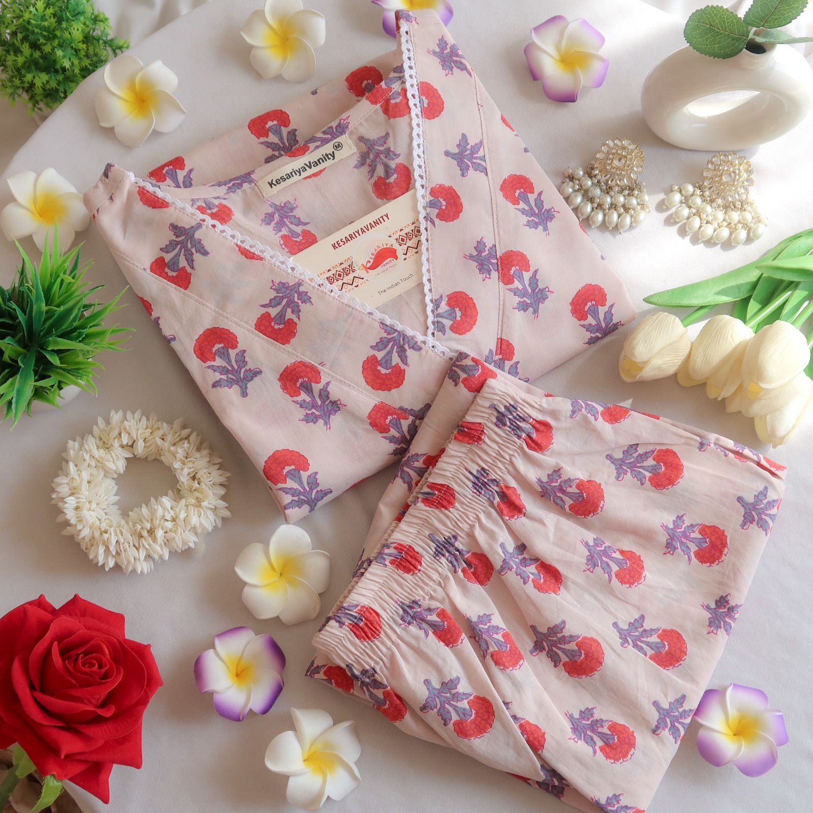 IMG-20240321-WA0022.jpg Petal Serenade Lace Suit Set - Sukoon 2.0 (Slim Fit) - Image 1