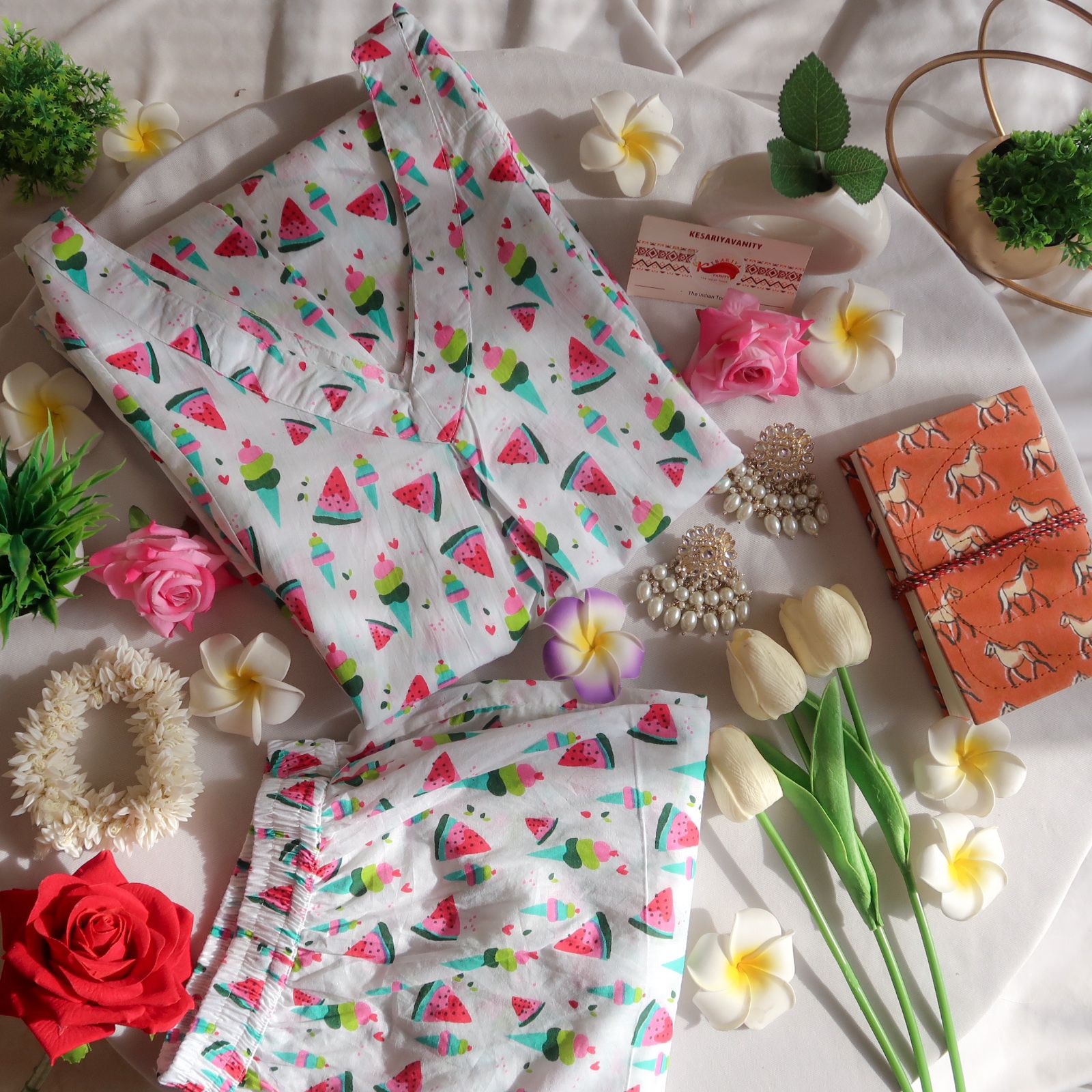 IMG-20240329-WA0116.jpg Summer Delights Vacay/Outdoor Suit Set - Comforter Set - Image 1