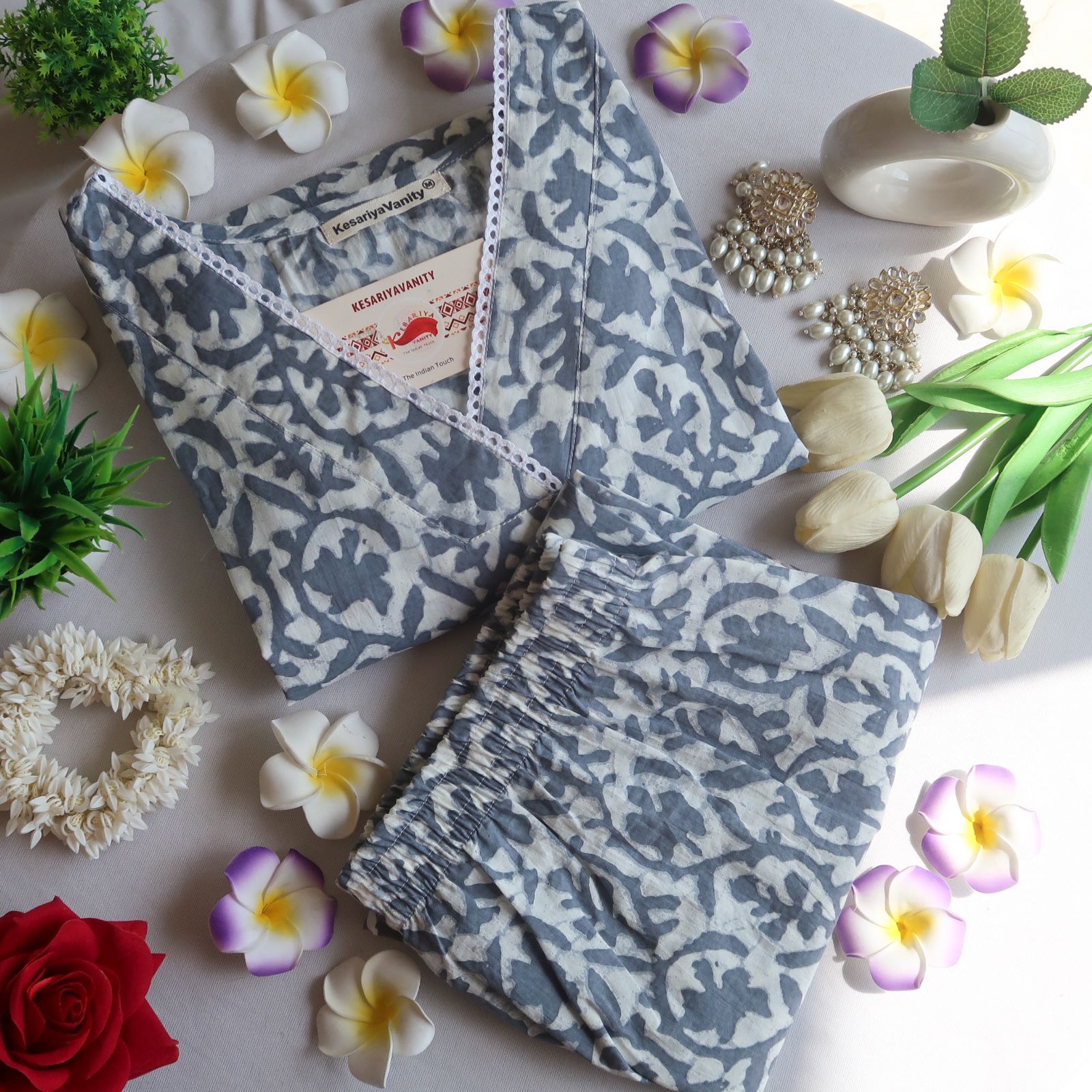 IMG-20240408-WA0049.jpg Magnolia Lace Suit Set - Sukoon 3.0 (Slim Fit) - Image 1