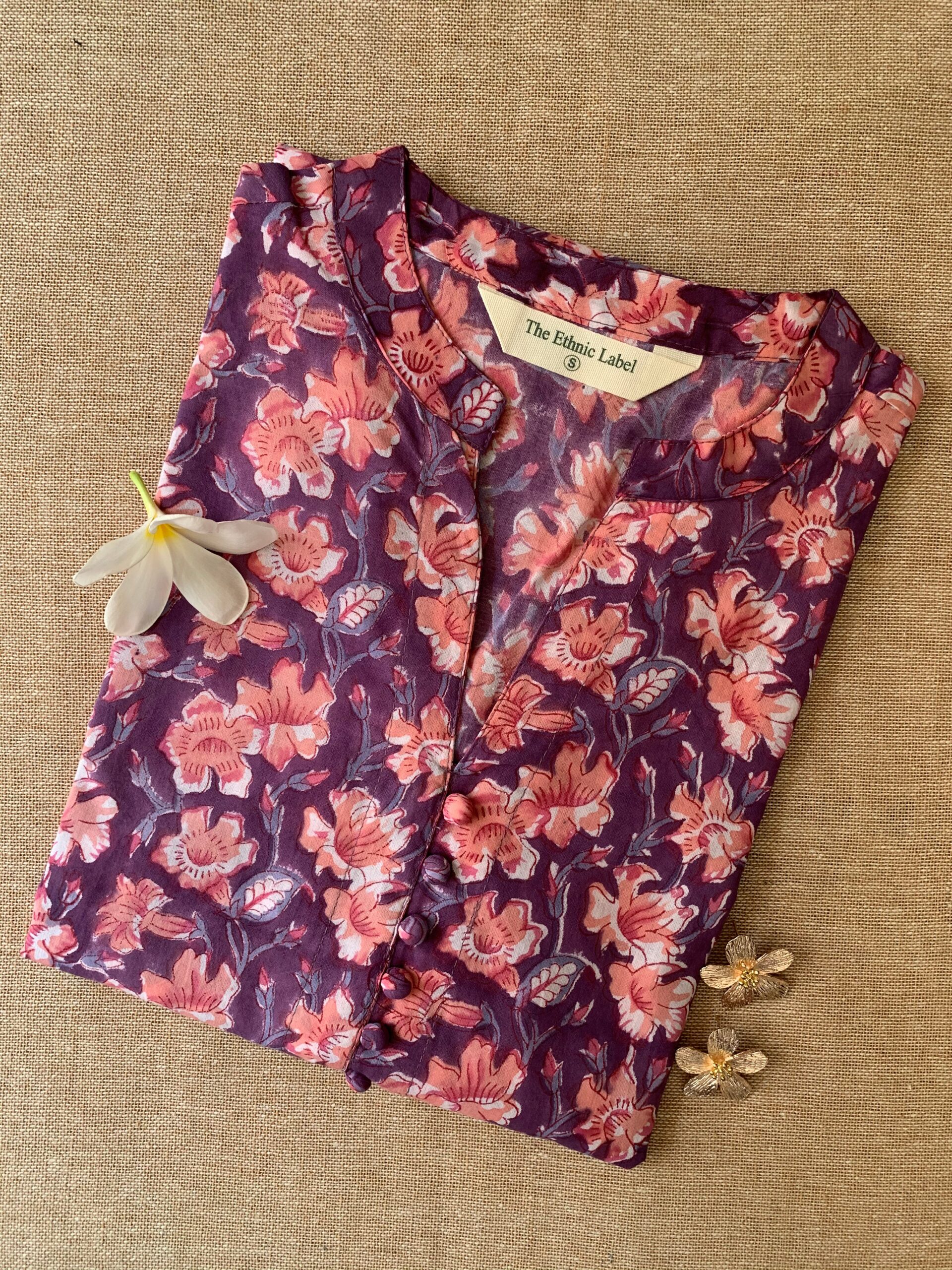 IMG_0708-scaled-1.jpg "Sheesha" Collared Cotton kurta - Image 1