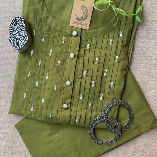 "Heena" Cotton Kurta with Pants (2pc)