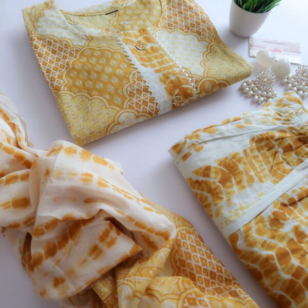 Yellow Stylish Suit Set